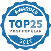Top 25 Most Popular Health and Fitness Services badge for 2017